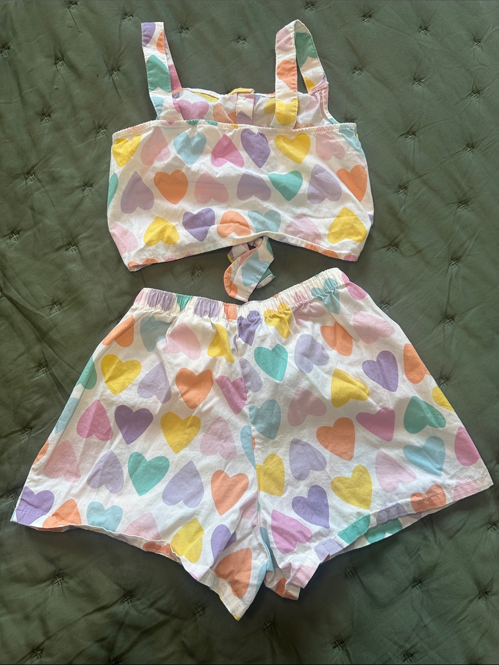Pastel Heart Two-Piece Set - Picture 3 of 3